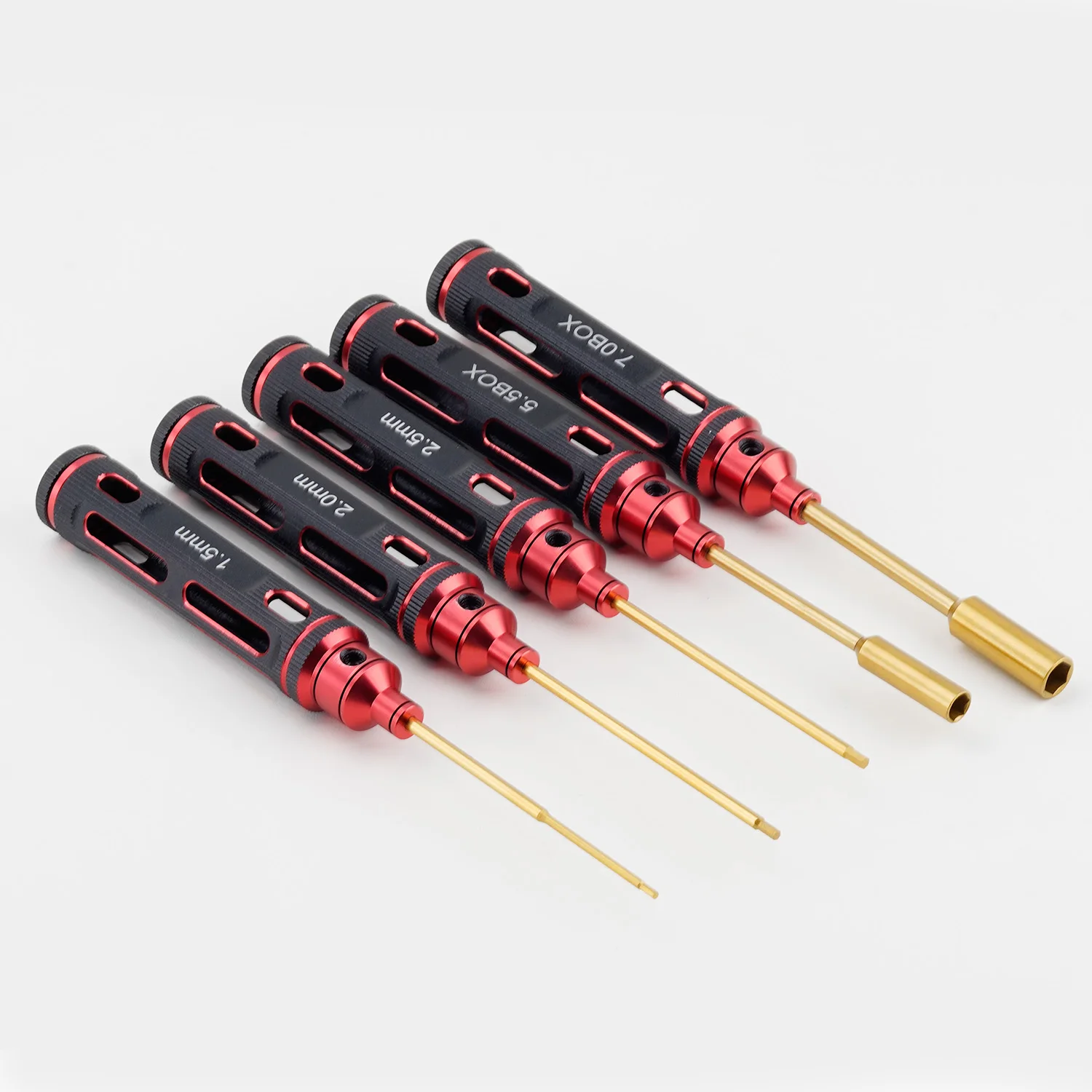 Lightweight Secondary Anodized Handle Custom Logo Color RC Tool Kit for RC Car Trucks