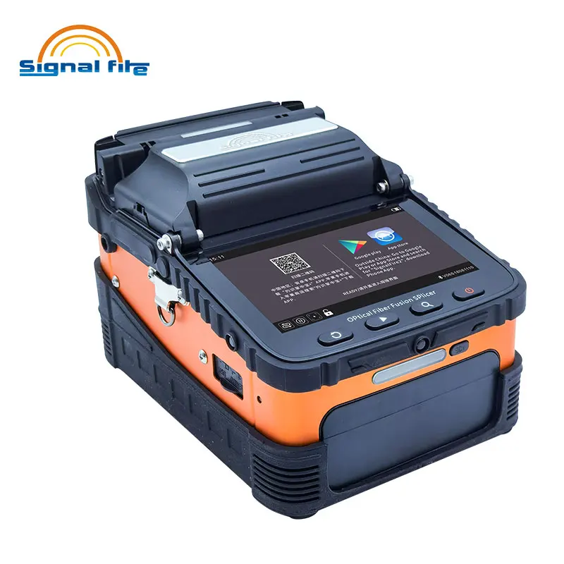 DHL UPS FedEx Original Signal Fire AI-6C Fusion Splicer Six Motors Auto Focus Core alignment FTTH Fiber Optic Splicing Machine