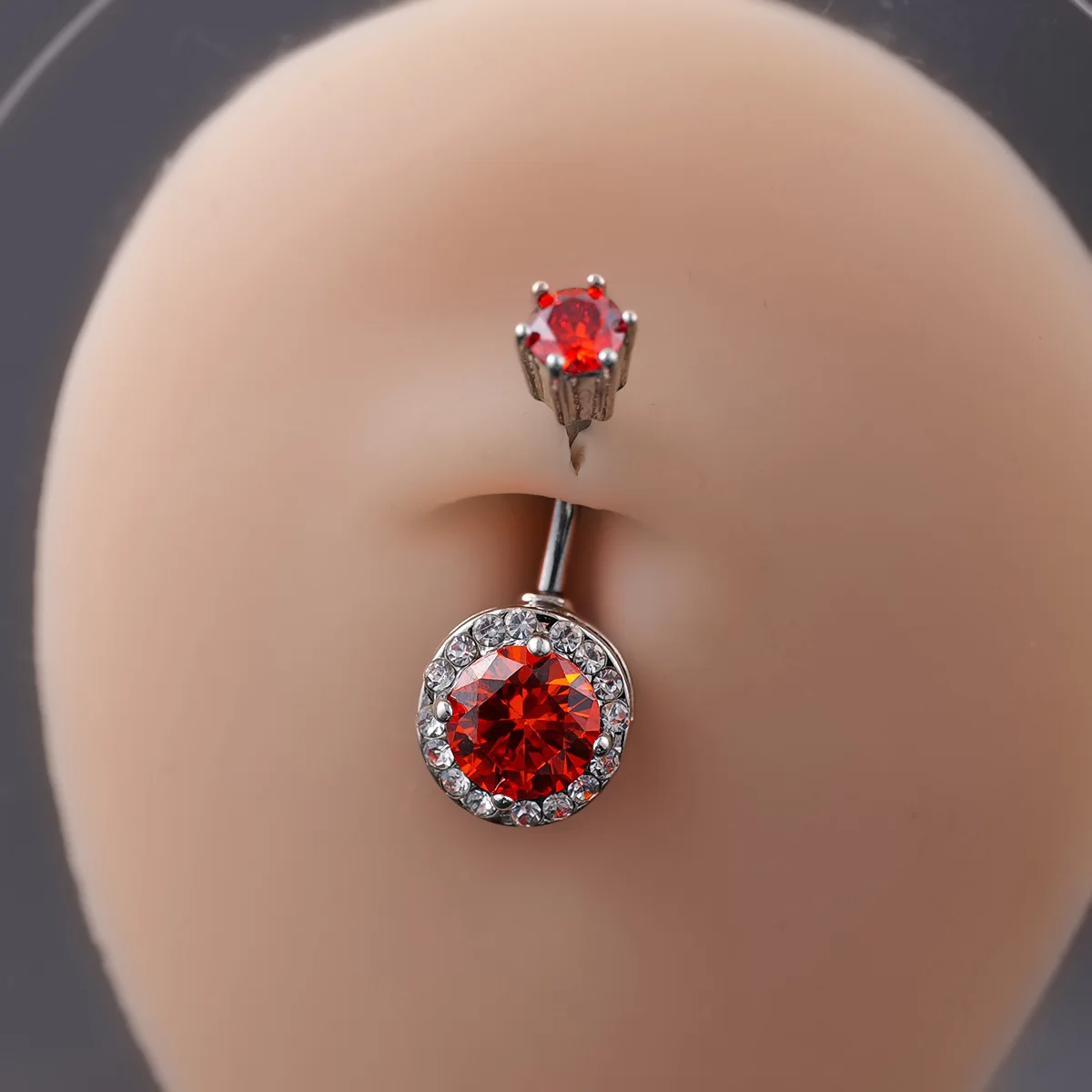Hot Double-Ended Zircon Navel Ring, the Must-Have Fashion Accessory for Women