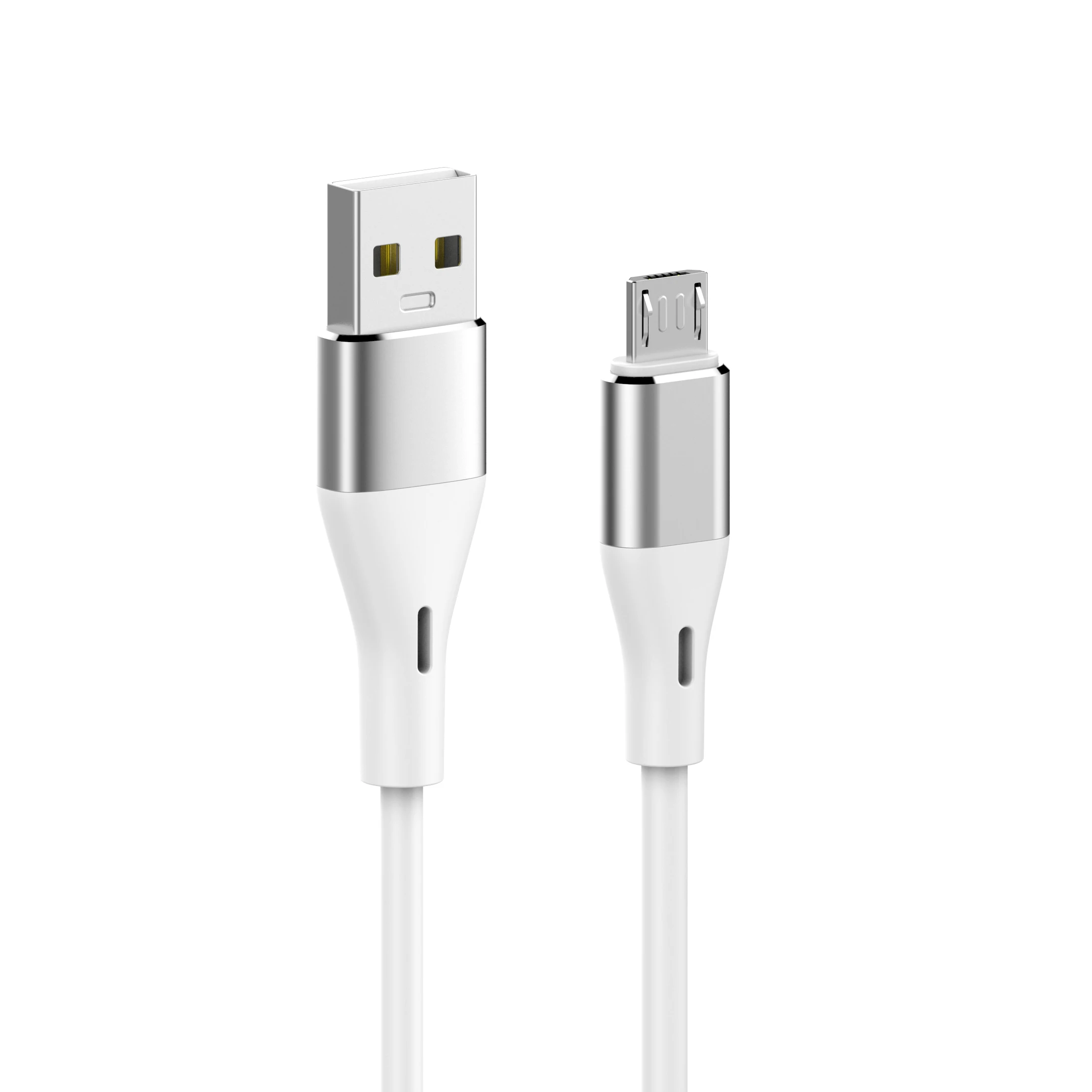 TL-102 Type-c Micro USB White PVC Mobile Phone Cable Fast Charger for