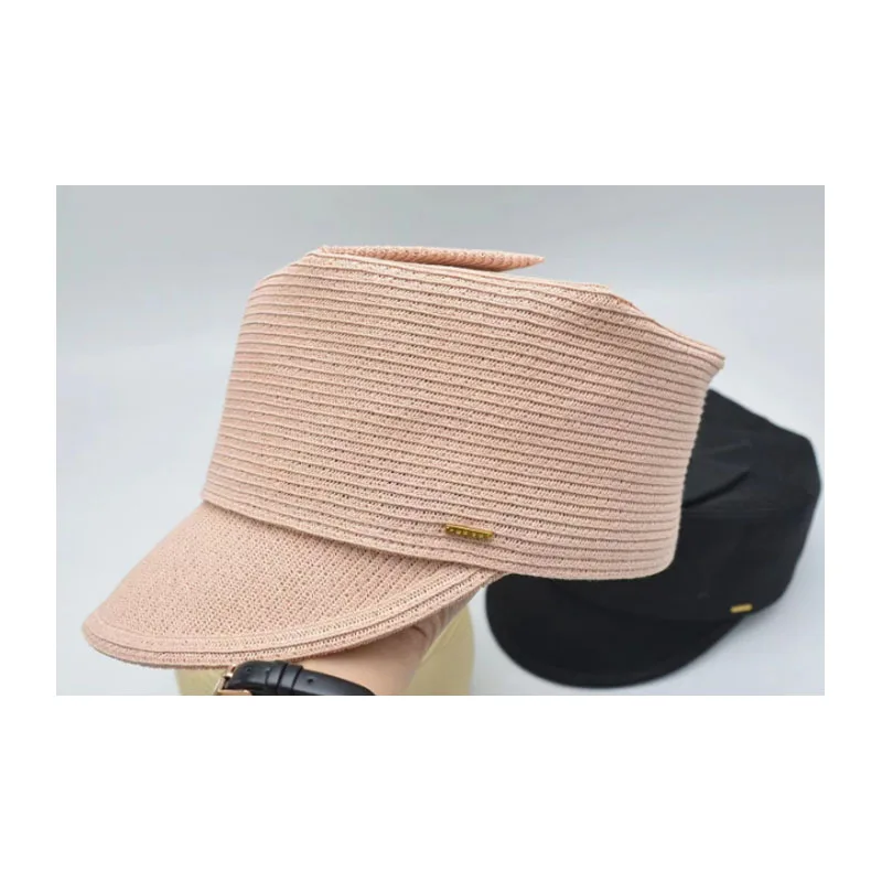 Spring/summer flat top folding top equestrian hat casual baseball cap sunshade hat