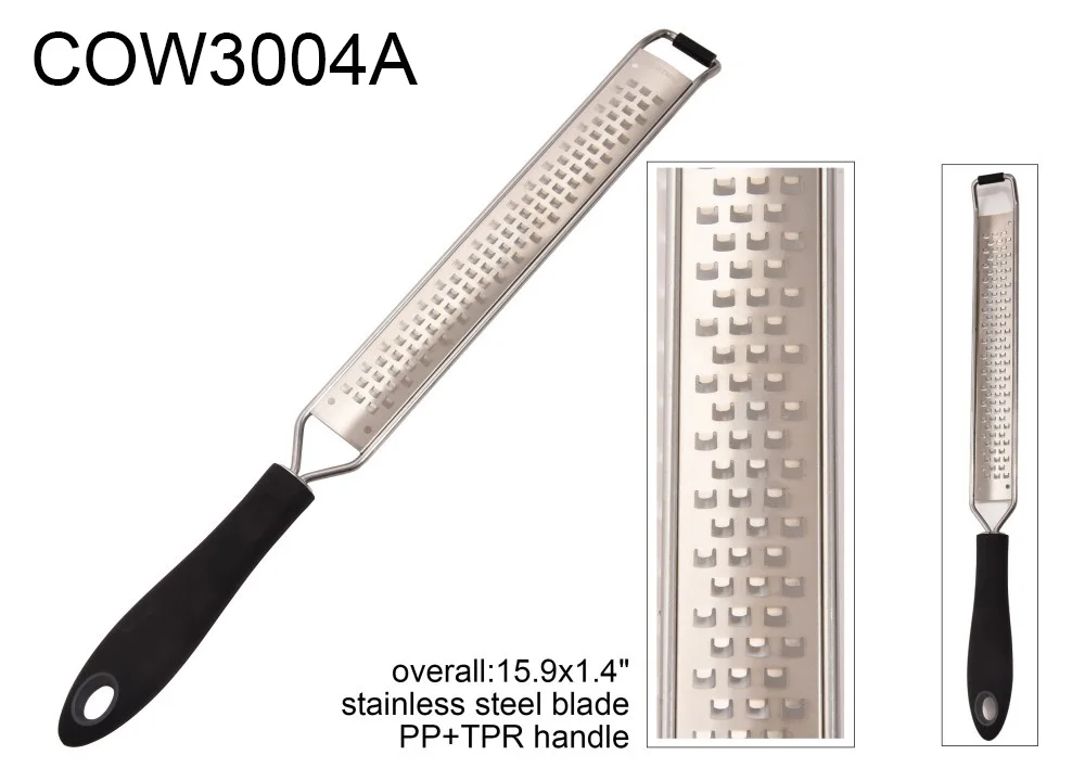 3-in-1 Stainless Steel Kitchen Gadget with Handle Metal & PP Blade Chopper & Peeler for Vegetable Lemon & Cheese Grating