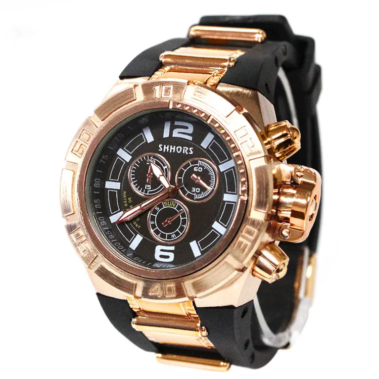 Best Quality Classic Quartz Watch for Men  Acrylic Rubber Silver Gold Leather Resin  Gold Stainless Steel Plastic Hand Watch