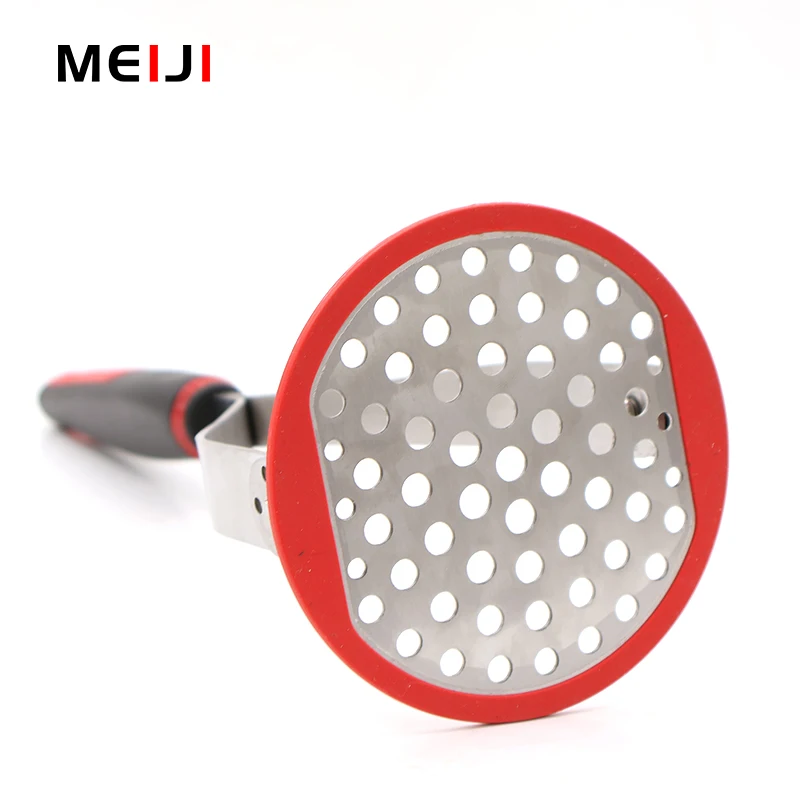 Kitchen Gadget Potato Ricer Pusher Garlic Crusher Press Stainless Steel Potato Masher
