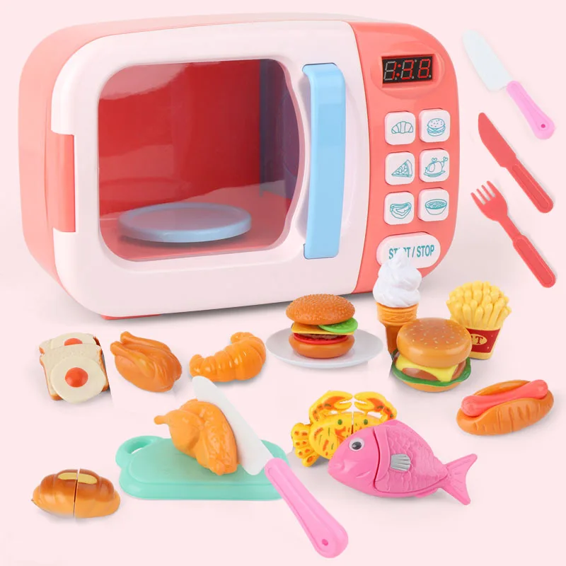 Кухонная игрушка для детей «сделай сам» мини-игра кухонные приборы микроволновая печь игрушечная
