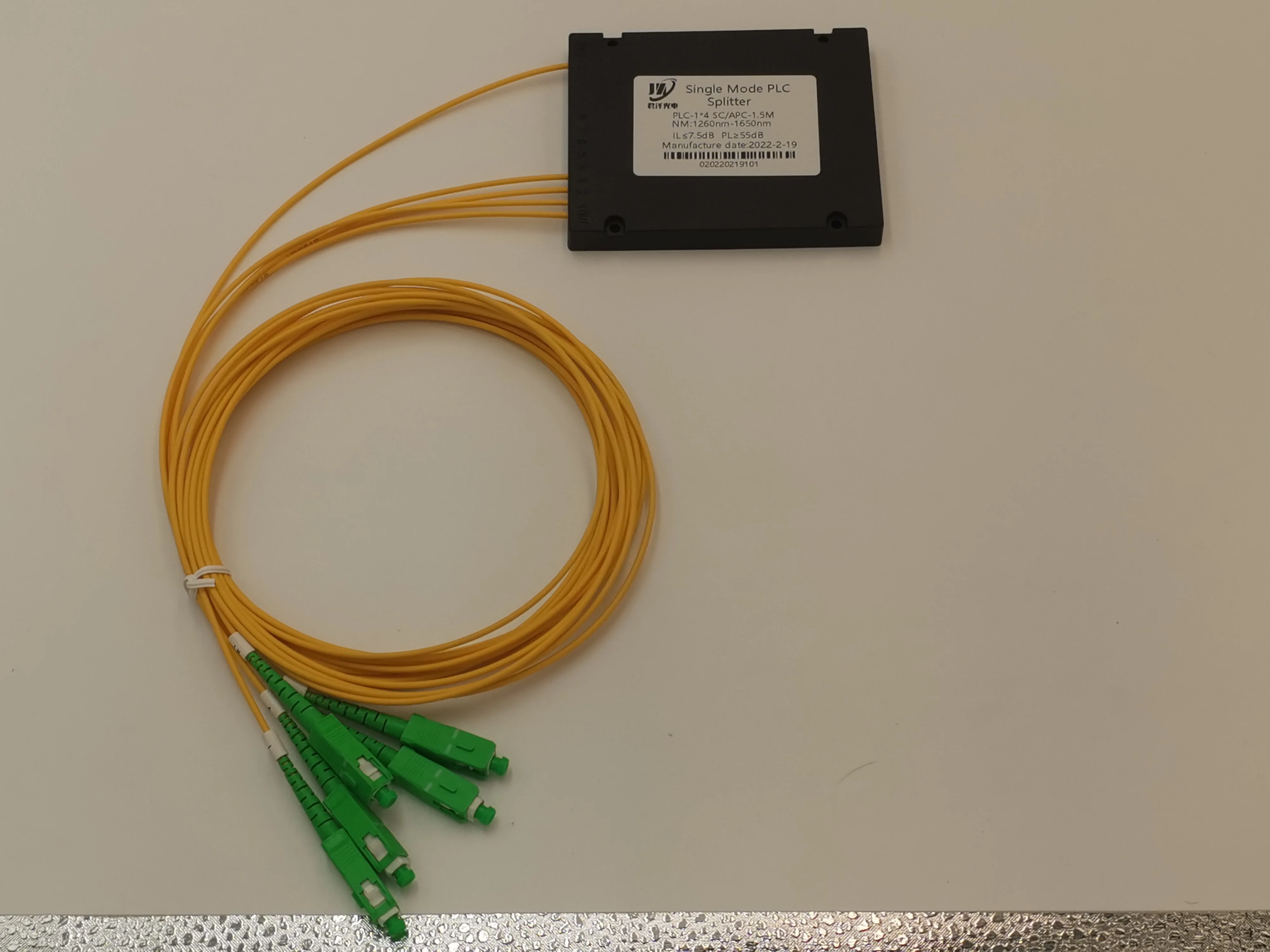 G657A1 fiber optic equipment fiber optic end tip fiber optic equipment 2022 hot sell hewlett packard enterprise FTTH 1X2 1X4 1X8 1SC / Fiber Optic PLC Splitter ABS  PLC Module SC/APC  Fiber Optic Splitter Splice fiber optic equipment fiber optic end tip f