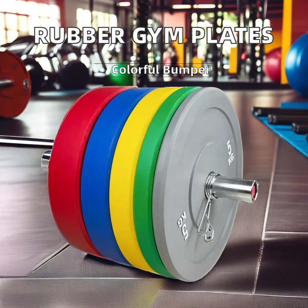 Competitive 20kg Free Weight Bumper Plate Colorful Rubber-free Gym Barbell Plate Cast Iron Steel Material CPU OEM ODM Logo