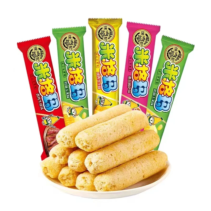 Best-selling Hot snacks wholesale Corn Cob Crispy Biscuit Bar cookies puffed  Biscuit Stick