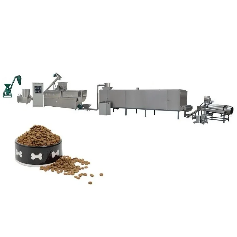 Dried extruder animal pet food production line