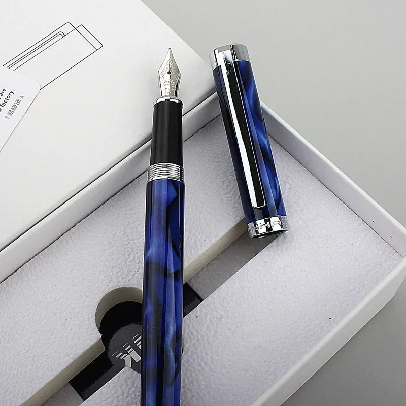 Jinhao 155  Chrome Plate Custom Logo  Fountain Pens for Office