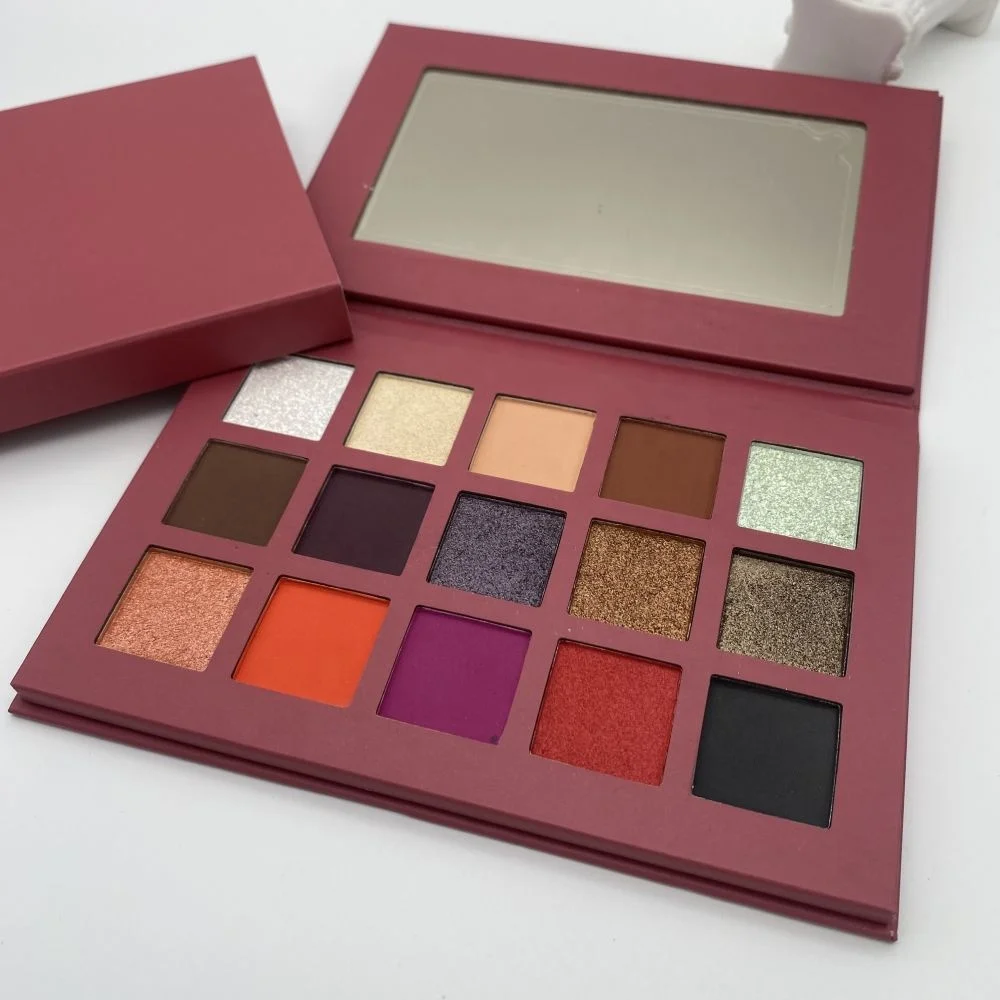 High Pigment Square Eyeshadow Palette Glitter Wholesale Eyeshadow Palette Private Label