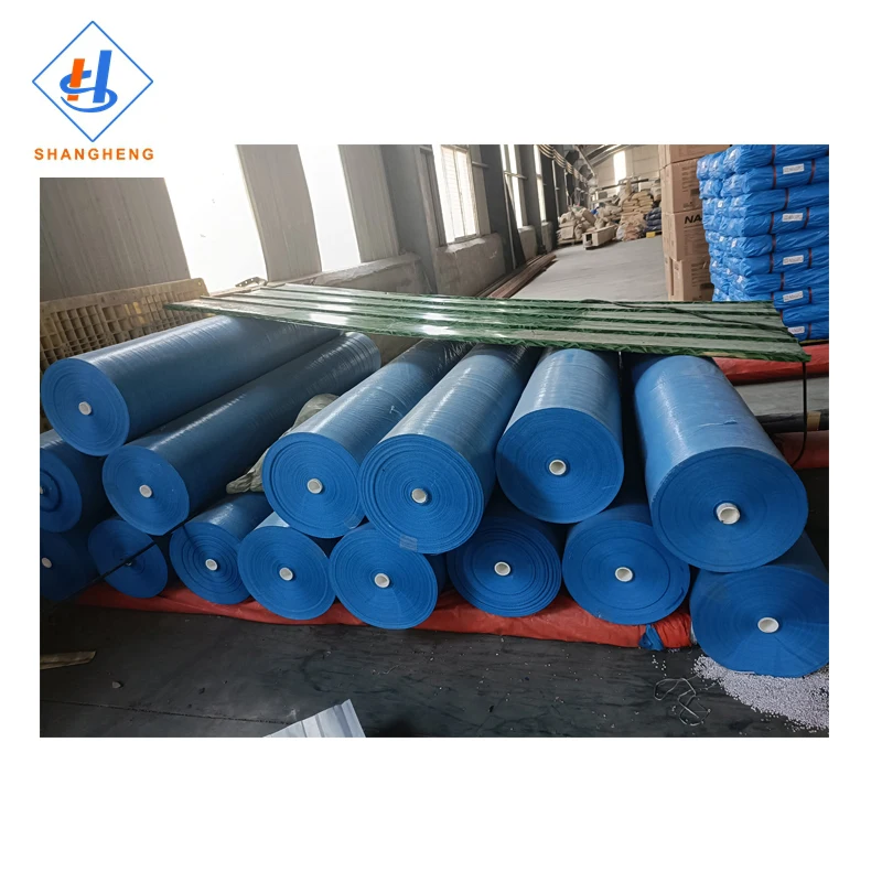 Colourful Blue Orange Pe Tarpaulins Tarps Heavy Duty Waterproof 6 X 8 Ft Pe Tarpaulin Roll