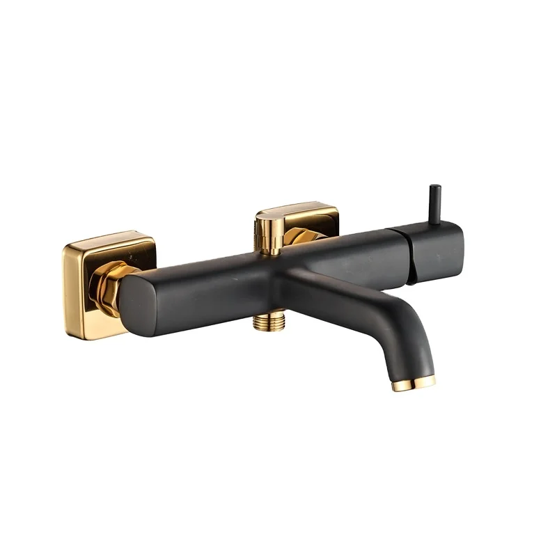 Wholesale wall mounted bathtub rain bath shower faucet hot and cold water mixer