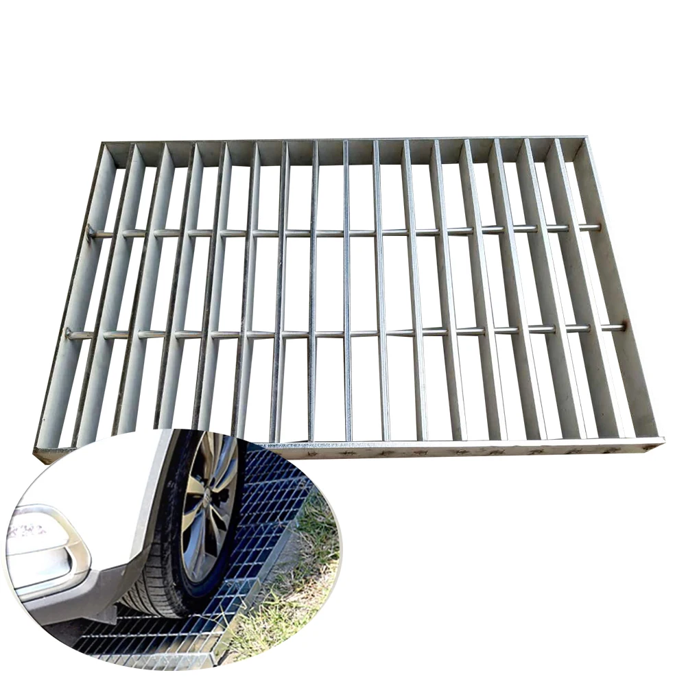 high-quality hot dipped 25x3mm galvanized steel bar floor gratings walkway
