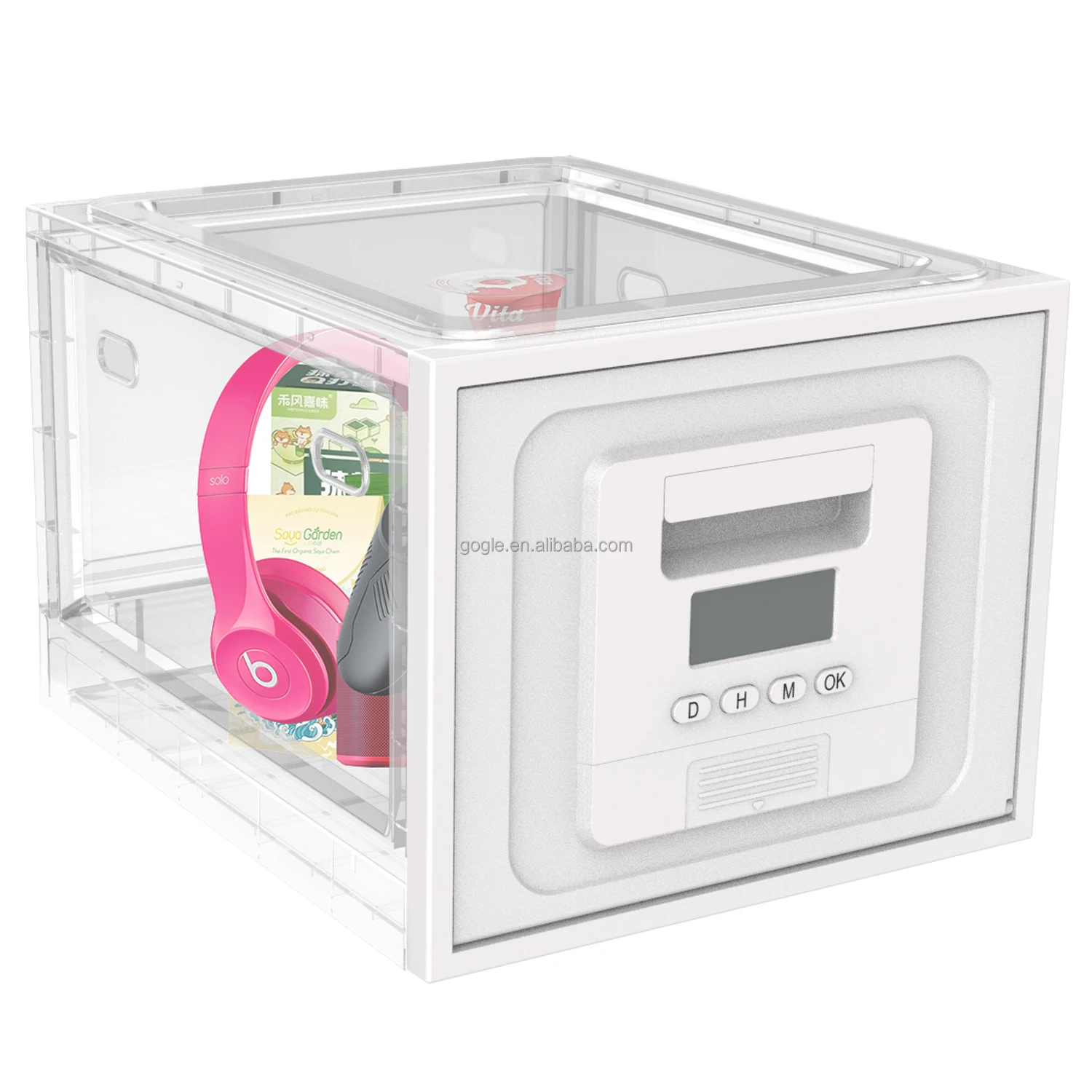 Amazon hot selling good habit Snacks Time Locking Container Timer medicine Lockbox Food Phone Smart Time Lock Box