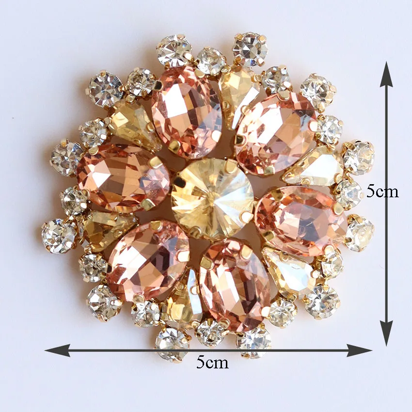 custom hand made glass rhinestones welding shoe decoration clips buckles for  shoe accessories