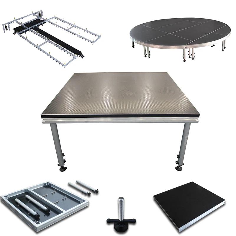 Concert Aluminum Stage Portable Platform Music major event staging Drum Risers Wedding Theater Stage