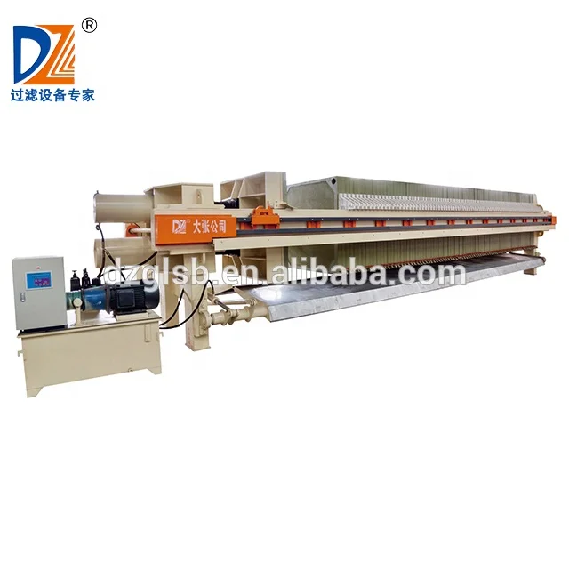 
Shanghai Dazhang Program controlled automatic filter press machine for water treatment filter machine price 