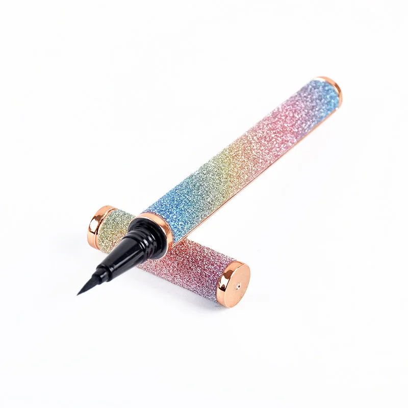 
2021 New Design Self Adhesive Eyeliner 3D Mink Eyelashes Waterproof Long Lasting Magic Eyeliner Glue Pen 
