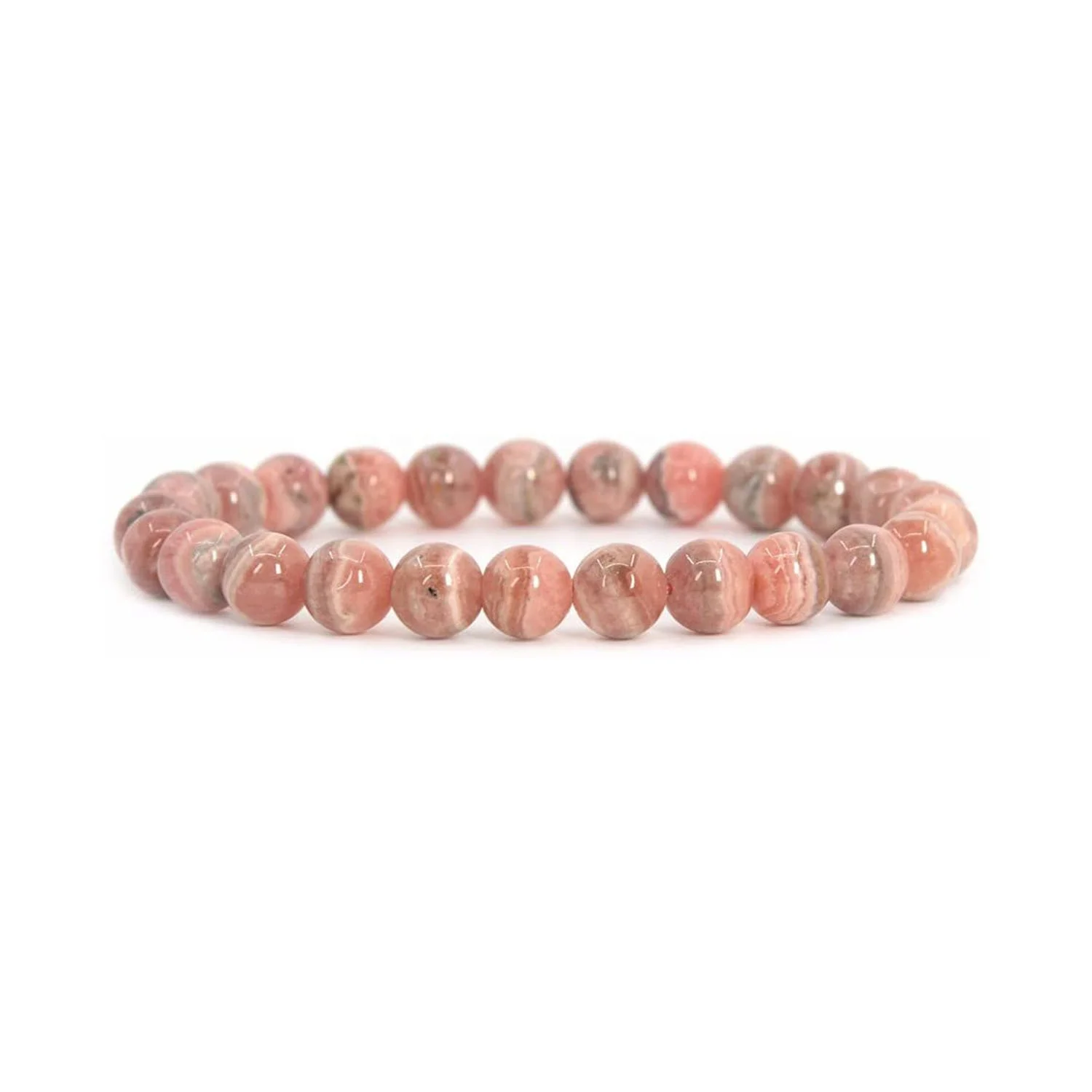 Genuine 5A Grade Natural Argentina Rhodochrosite Bracelet Natural Gemstone Beads Bracelet