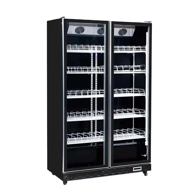 Upright display Refrigerated showcase beverage cooler Supermarket Equipment Chiller With LED Light Chiller