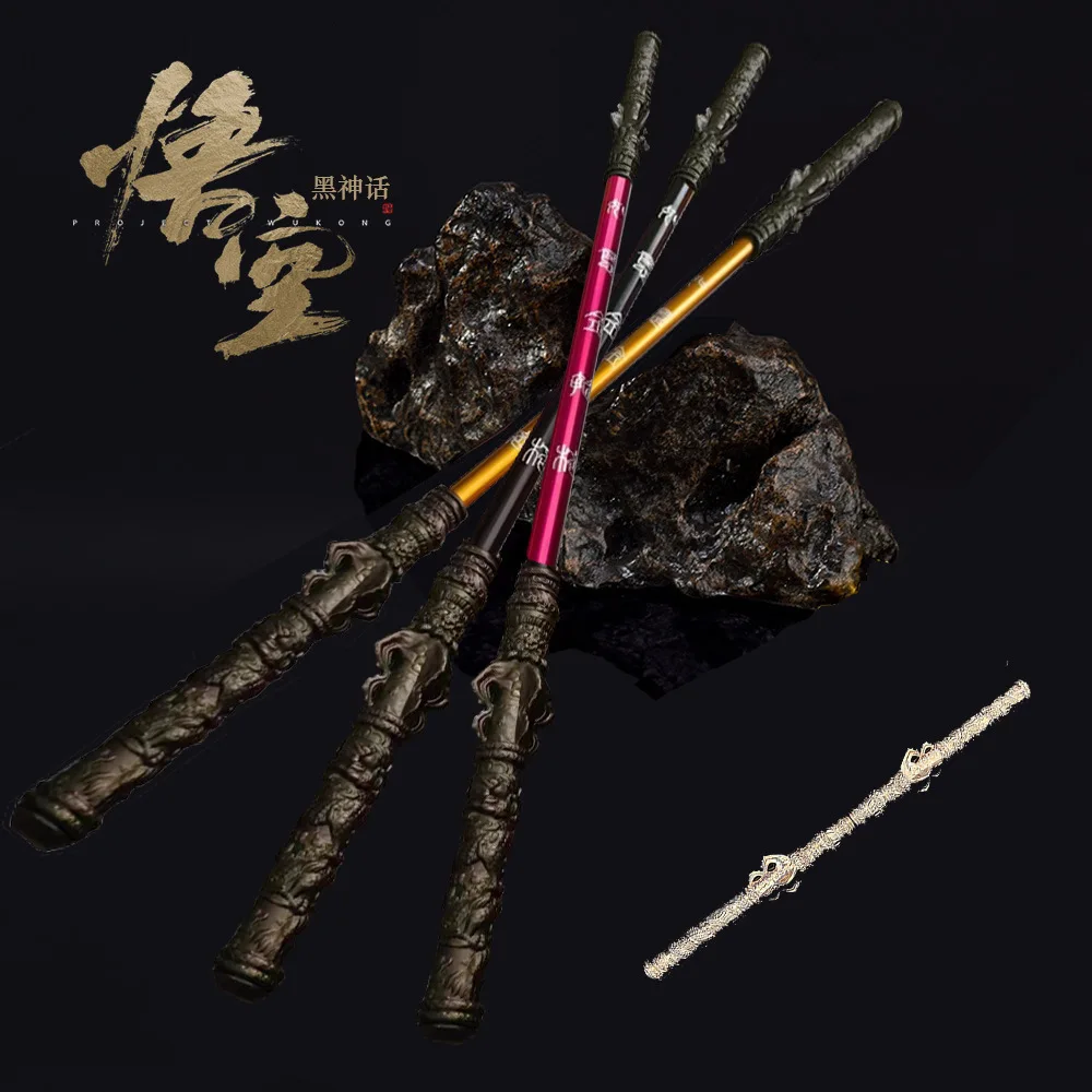 Горячая игра ПВХ модель оружия Обезьяна Король бар черный миф WuKong оружие