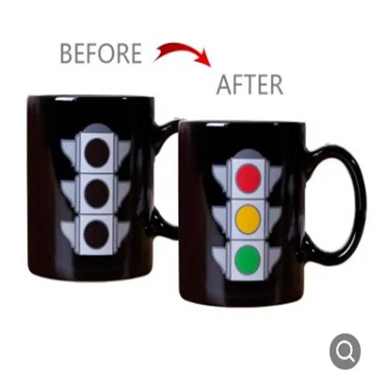 Магический сублимационный подарок 11 унций меняющая цвет кофейная чашка керамические фарфоровые кружки с