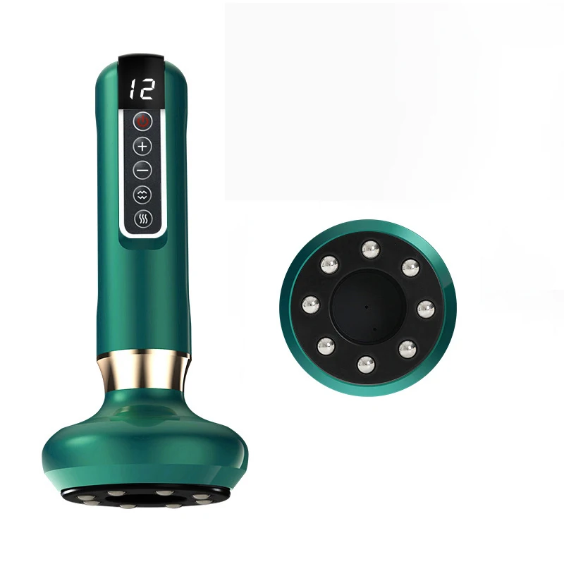 Electric Cupping Massager Vacuum Suction Cup GuaSha Anti Cellulite Beauty Health Scraping Infrared Heat Slimming Massage Therapy