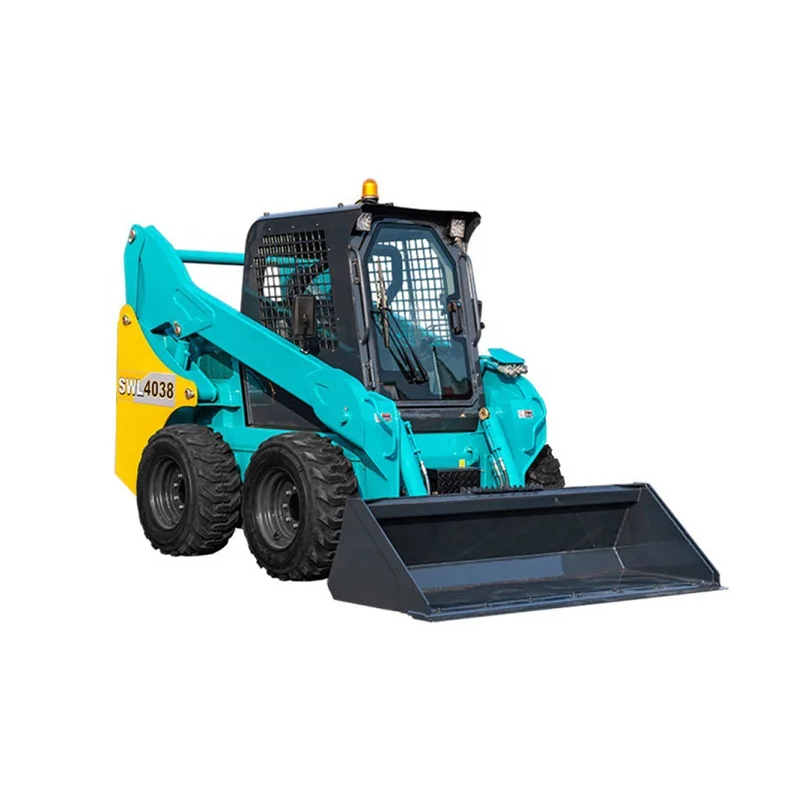 Китайский тяжелый мини-погрузчик с бортовым поворотом SWL4038 1300 кг