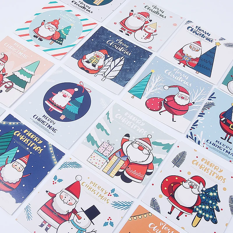 30 Pack Mini Christmas Greeting Cards Christmas Present Charity Cards