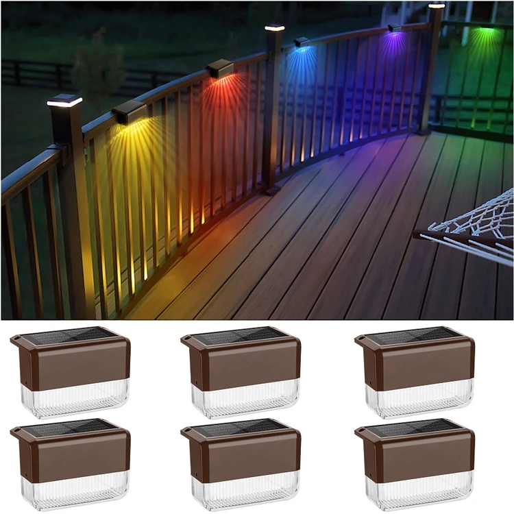 JACKYLED High Quality Cheap Safety Stairs Motion Stair Waterproof Outdoor Solar Railing Light