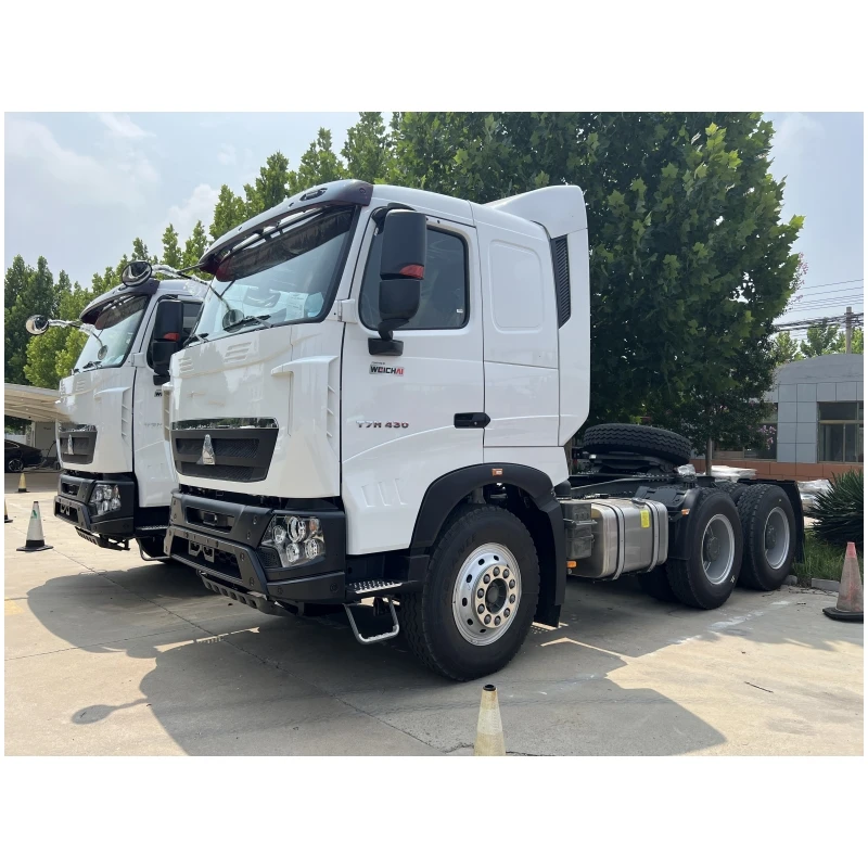 Плоская кровать Подержанный трактор грузовик 400Hp грузовик трактор 6x4 низкая цена для продажи