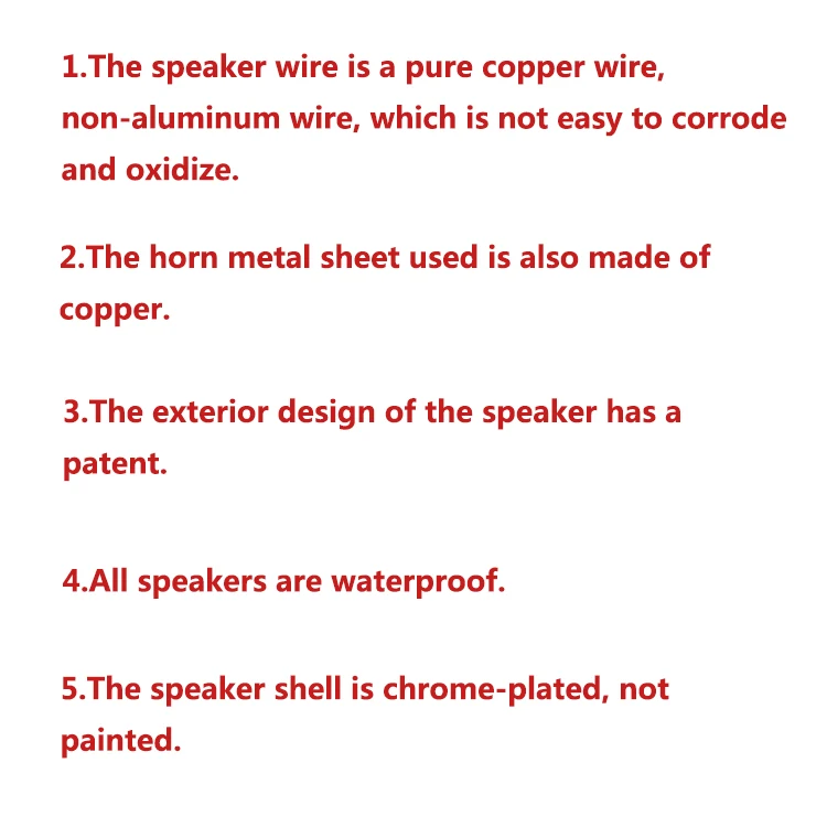 Private Custom 12v/24v 420hz 105db 7a Good Quality Waterproof Motorcycle Driver Horn Speaker amplifier