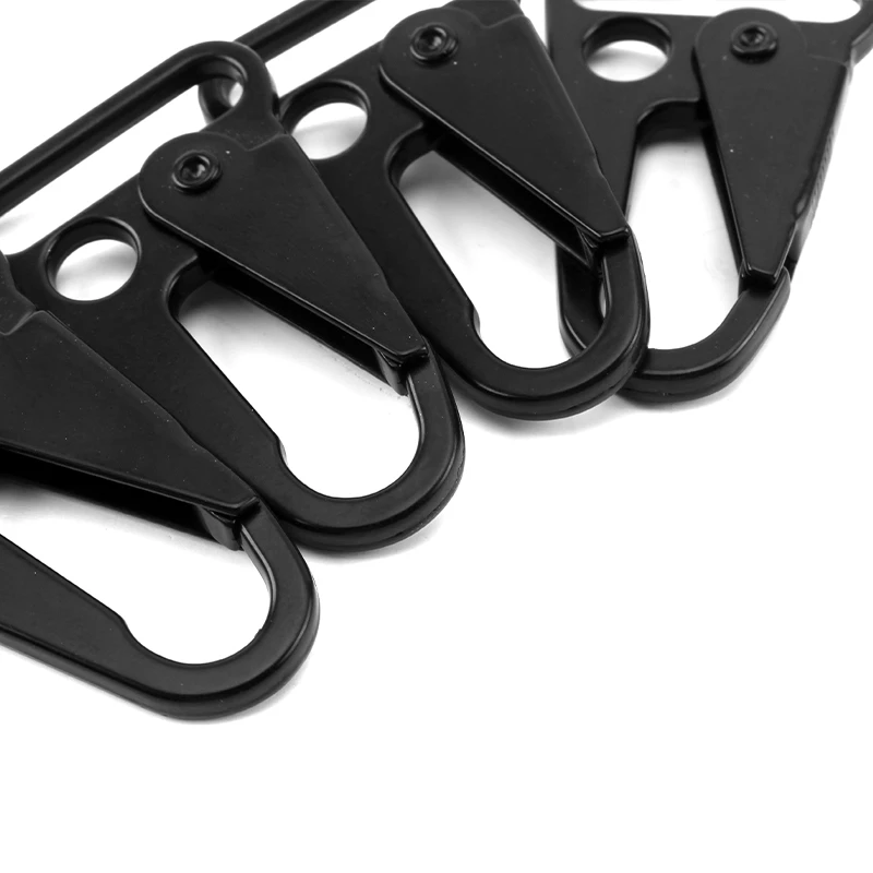 Outdoor tactical nylon ribbon key buckle multifunctional mountaineering olecranon hook wholesale A hair substitute