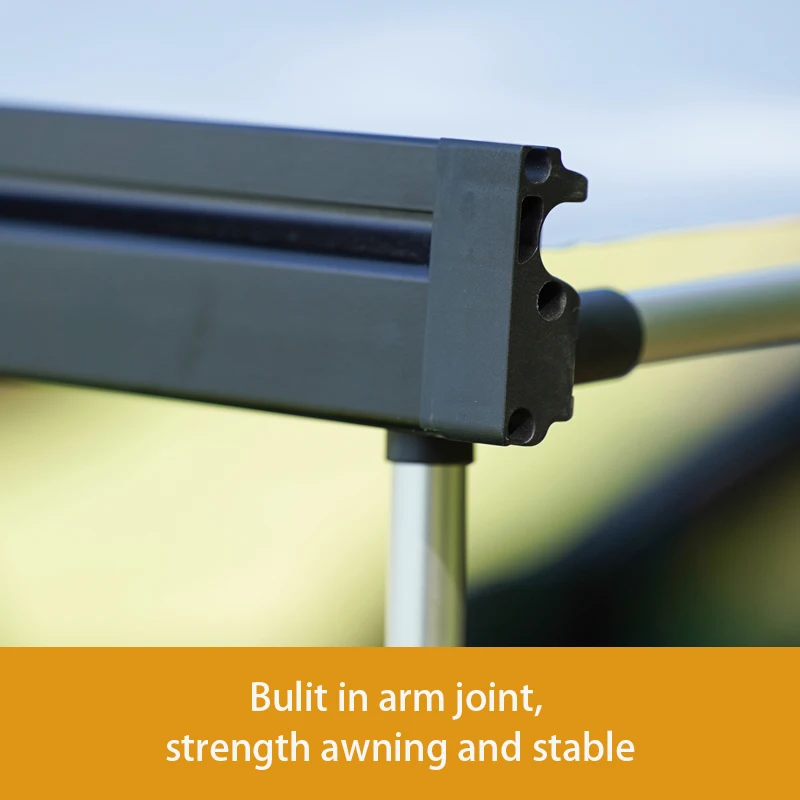 Awnlux Waterproof retractable 4x4 offroad truck camper roof top car side awning tent for outdoor camping