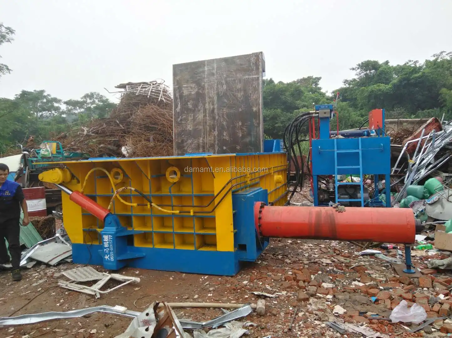 factory Waste metal Shear Machine Used Car Press And Scrap Metal Balers