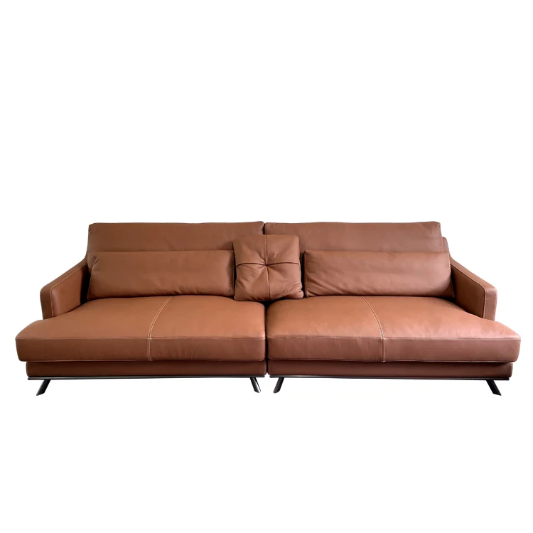 Customized 6 Seater Sofa Set Living Room Sofas Bedroom Furniture Modern Design Air Leather Sofa Chairs