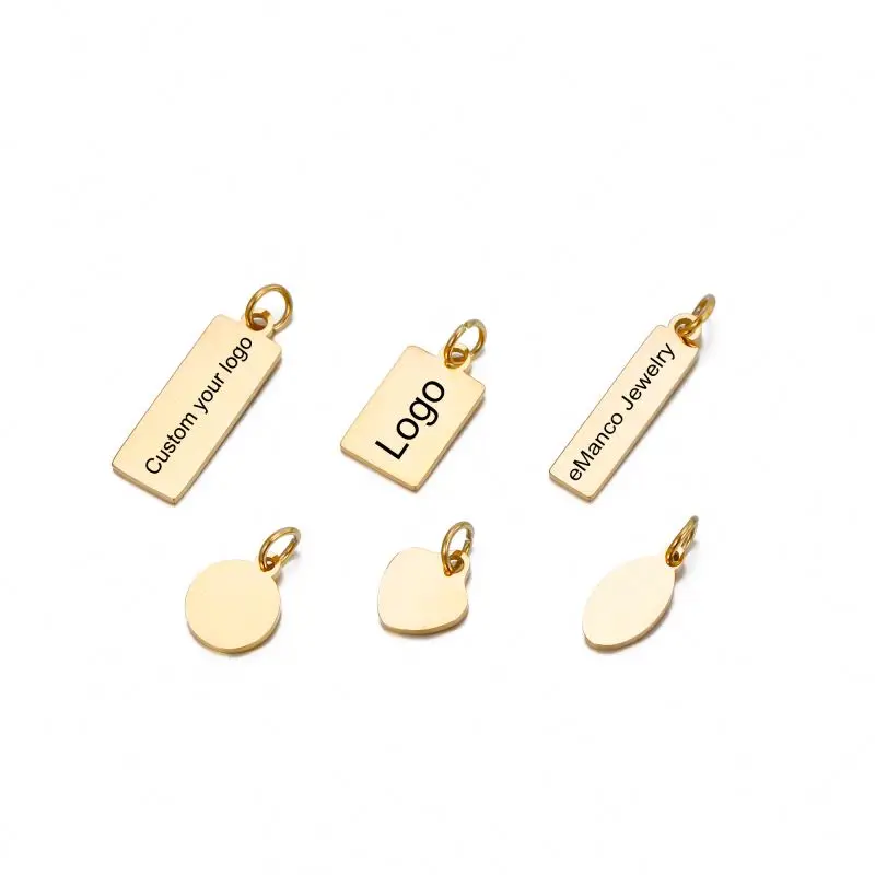Customize Brand Logo Jewelry Custom Made Stainless Steel Necklace Bracelets