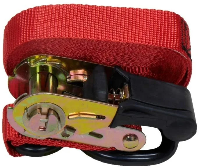 
direct manufacturer customized 25mm polyester cargo lashing belt 1 inch 12ft 15ft motorcycle ratchet tie down straps with s hook 