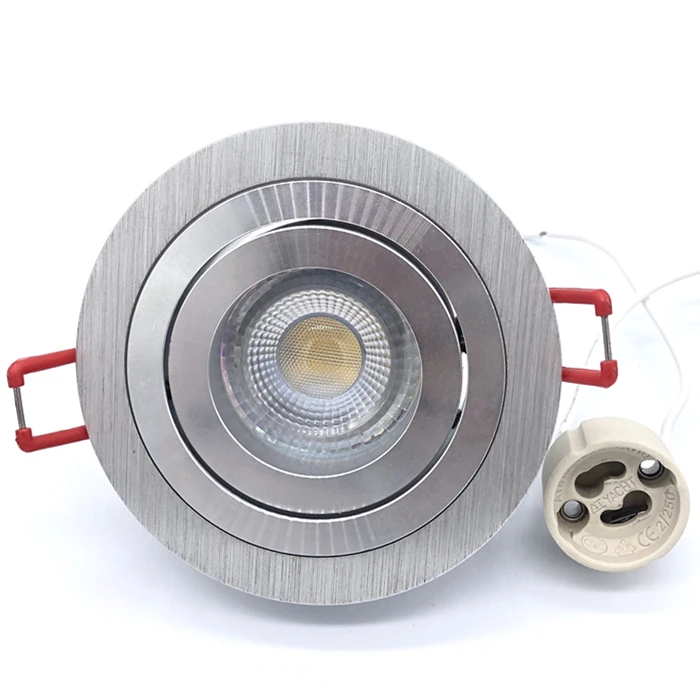 
Round shape High quality GU10 lamp MR16 indoor mr16 fixture 5w 7w led spotlight housing spotlight fitting 