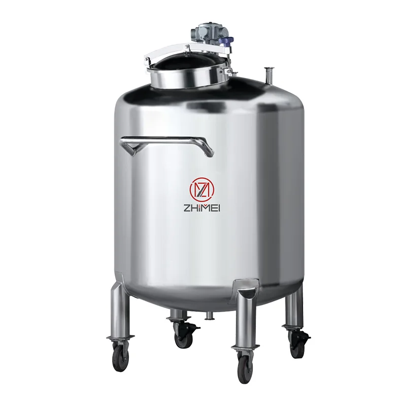 200-10000L Big Volume Pneumatic Mxing Tank With Stainless Steel Material