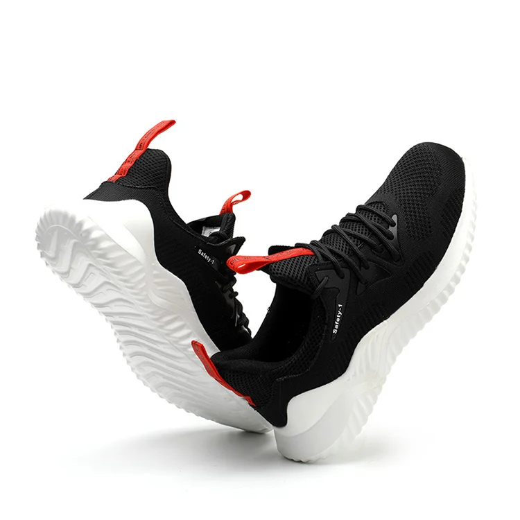 Breathable mesh safety shoes ultra-light wear-resistant leisure sports shoes