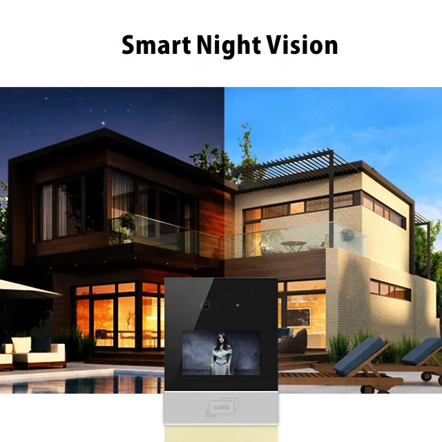 Apartment Smart Electronic Doorbell Wifi Ip Door Phone Video Intercom System Multi Residence Doorbell