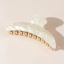 South Korea oversized hair clip pattern vertical clip grip clip coiffure acrylic hair grip hair accessories back of the head