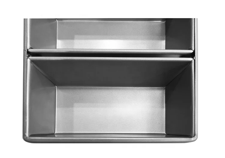 4 straps loaf tray nonstick Alumminum steel loaf tray with coating bread pan bread loaf pan Toast Pan