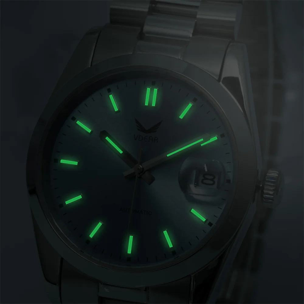 Quartz Wristwatch Male Luminous Waterproof Clock Horloges Zonder Merk Logo Watches Men Wrist Wholesale Baby Blue Watch