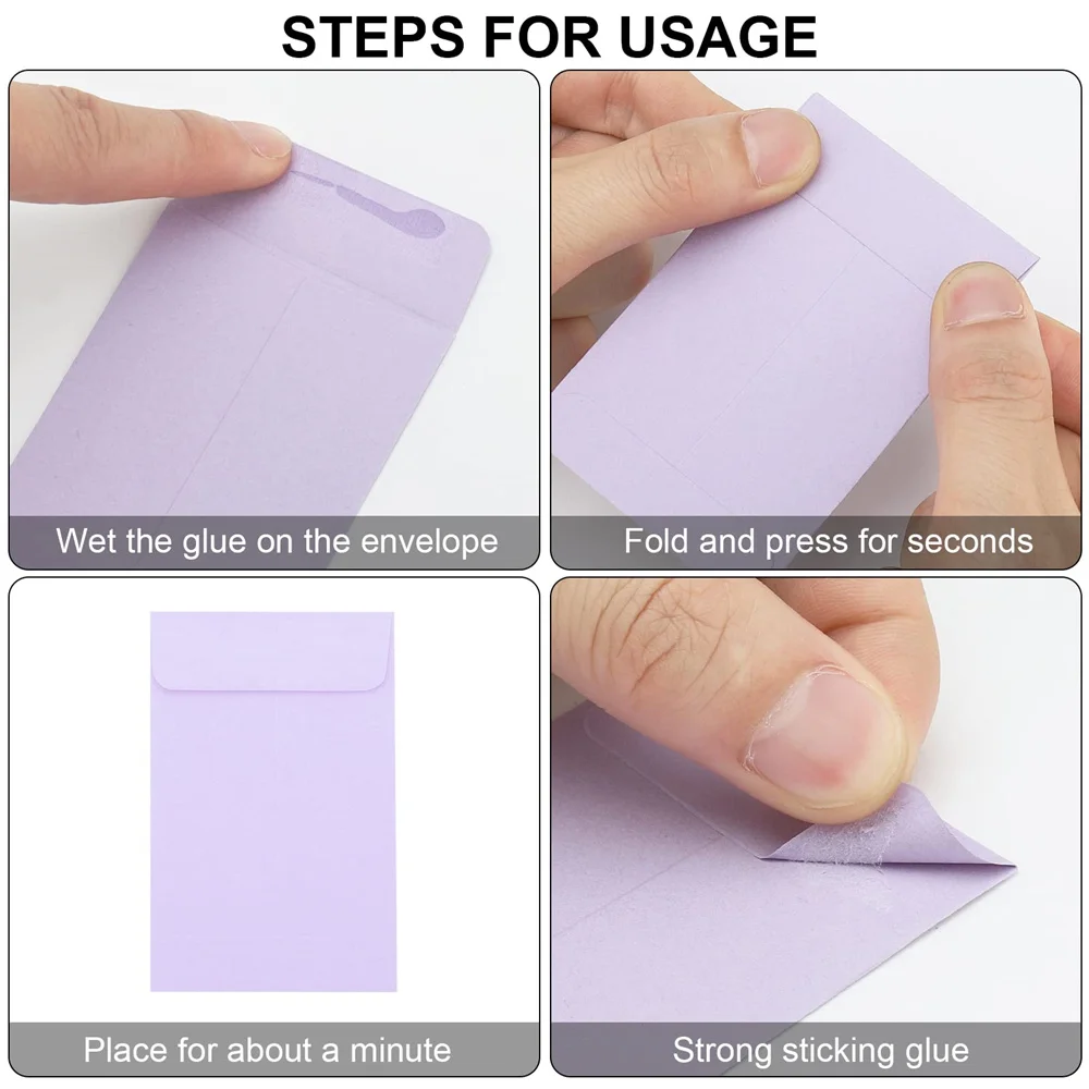 #1 Paper Coin Envelopes 2.25x3.5 inch Mini Envelopes for Coins Stamps Seed Envelopes for Make Seed Packets