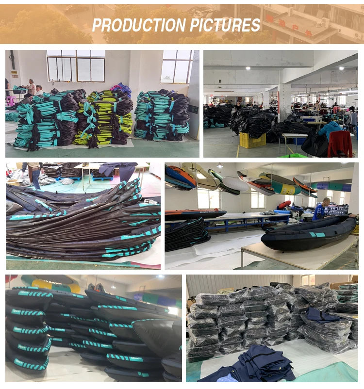 3M single seat 600D coated nylon oxford fabric customized design pvc inflatable kayak boat canoe for fishing and whitewater