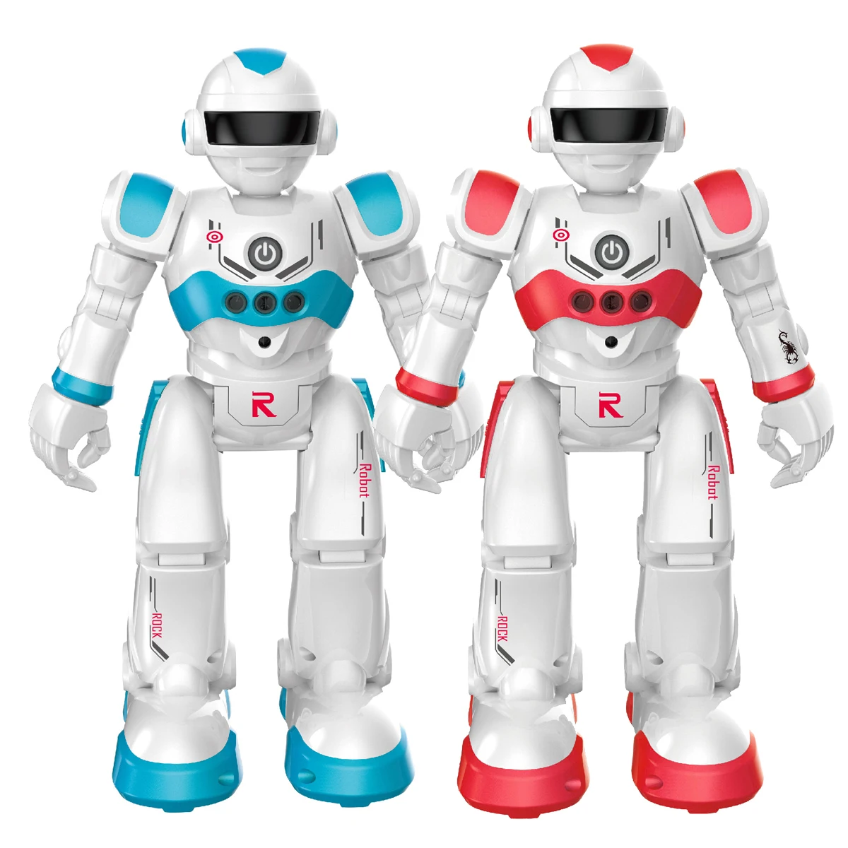Remote-controlled intelligence electronic robot toy with sound &light lithium battery/gesture sensor/obstacle avoidance