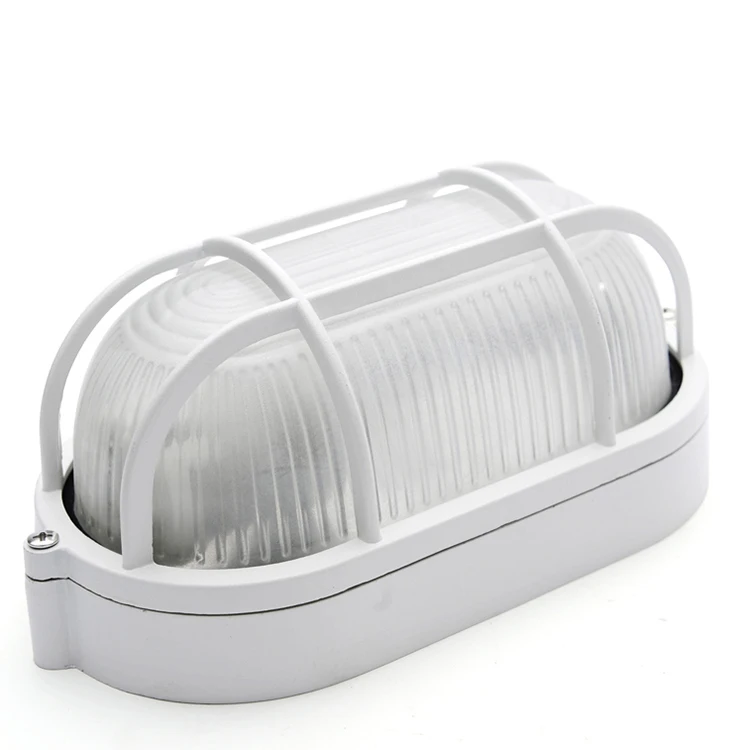 
lower price E27 small Oval wall Bulkhead For 60W good quality ningbo factory IP54 aluminum modern body exterior Bulkhead light 